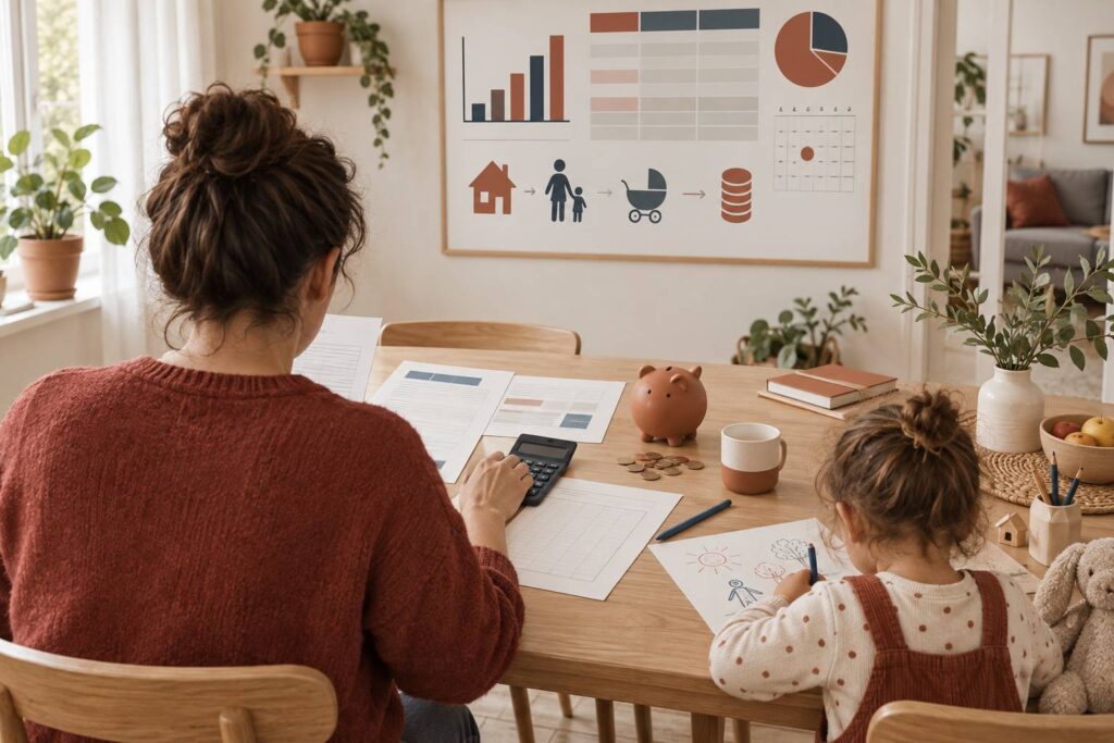 Illustration éditoriale du sujet : Crédit d'impôt garde d'enfant : ce qu'il reste vraiment